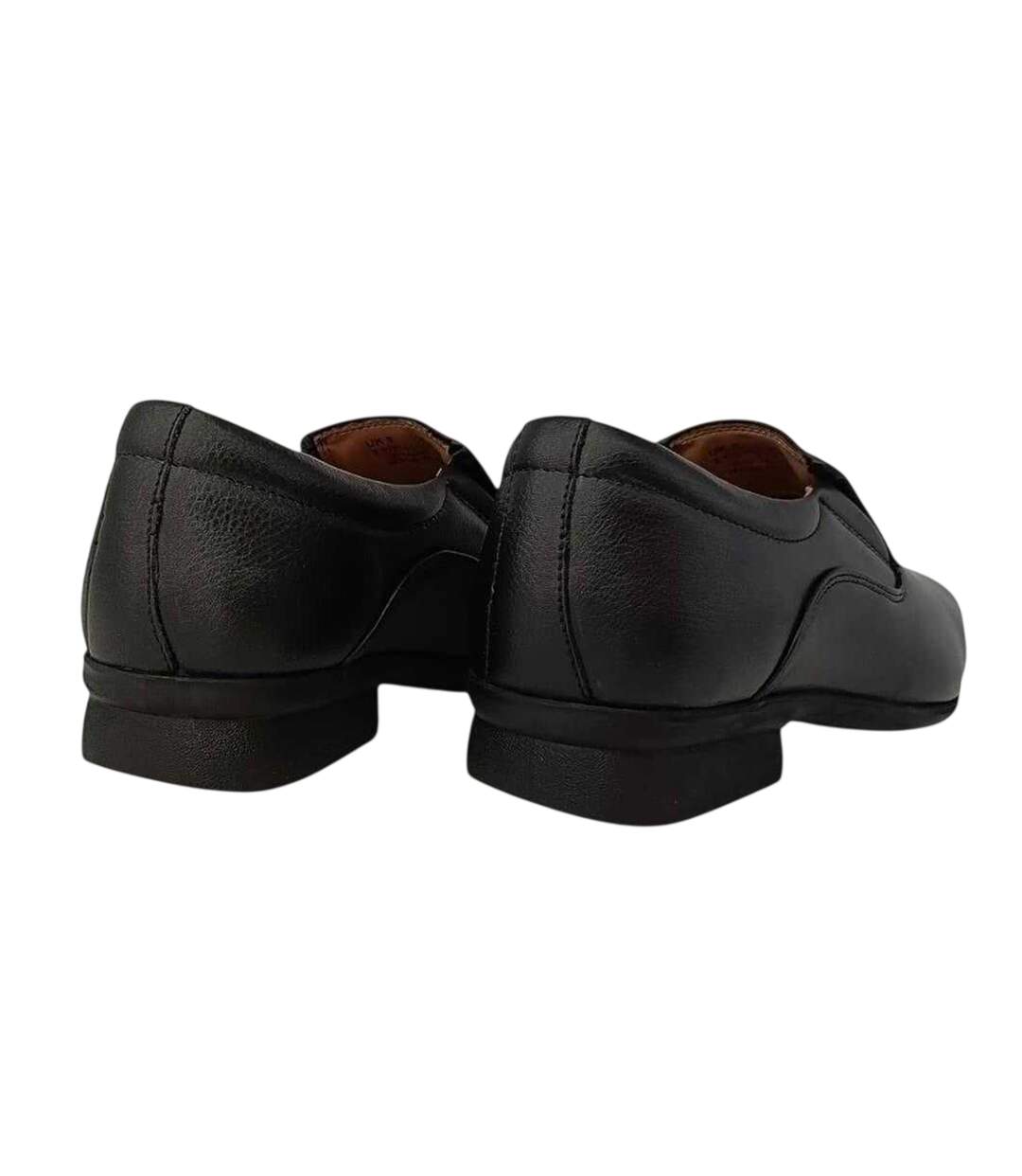Mens Slip Low Heel Formal Shoes Black Firetrap-2