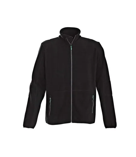 Mens Speedway Fleece Jacket Black Printer