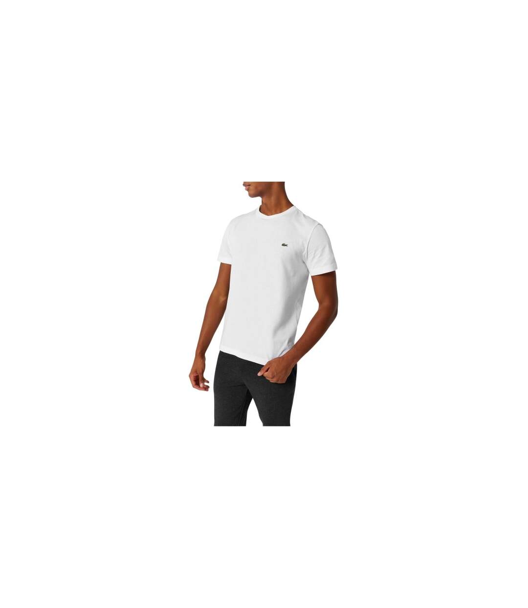 T-shirt Motif/style Logo Homme Blanc Lacoste-1