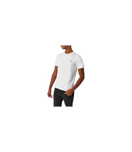 T-shirt Motif/style Logo Homme Blanc Lacoste