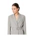 Womens/ladies d-ring double breasted coat taupe Dorothy Perkins