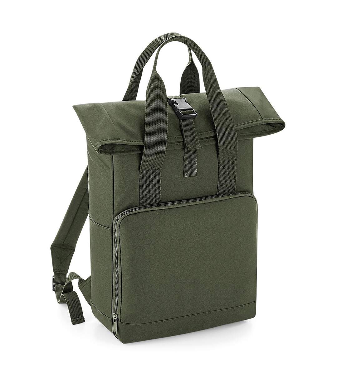 Sac à dos urbain rolltop et poignées - 14 litres - BG118 - vert olive-2