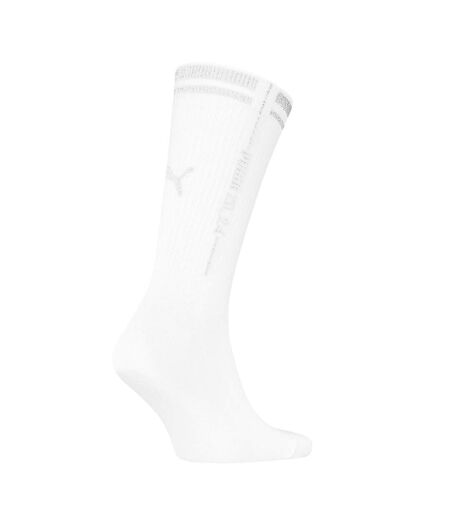 Womens/ladies Logo Crew Socks White Puma