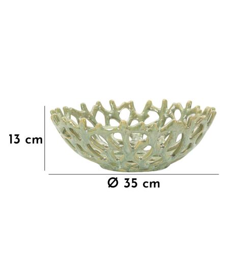 Vide-Poche Design Coral 35cm Vert