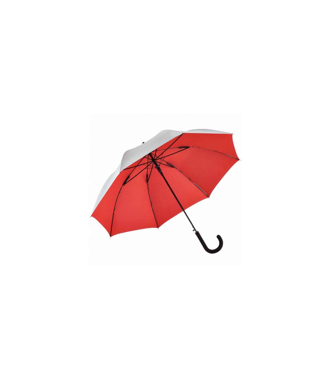 Parapluie standard extérieur argenté - FP7119 - rouge-1