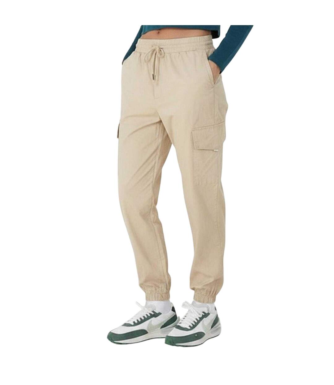 Pantalon À Poches Femme Beige Gris Brave Soul-2