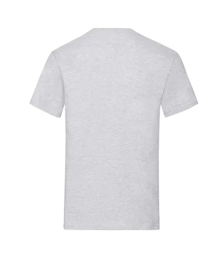 T-shirt Motif/style Chiné Homme Gris Chiné Fruit Of The Loom