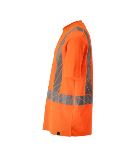 T-shirt Accelerate Safe Homme Orange Fluo Mascot