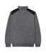 Unisex adult quarter zip sweatshirt dark heather grey Caterpillar-2