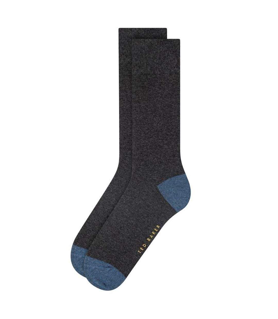 Lot De 3  Chaussettes Homme Vert Anthracite Marron Ted Baker-3