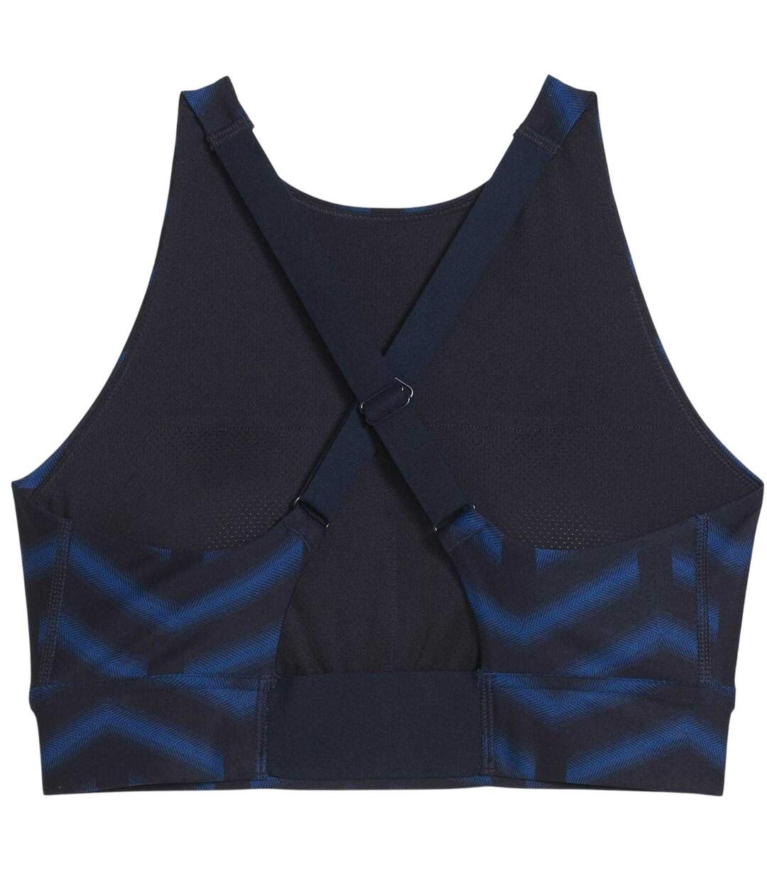 Womens/ladies Individualblaze Eversculpt Sports Bra Navy Orange Puma-3