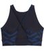 Womens/ladies Individualblaze Eversculpt Sports Bra Navy Orange Puma-3