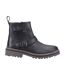 Womens/ladies Combe Zip Leather Ankle Boots Black Cotswold-3
