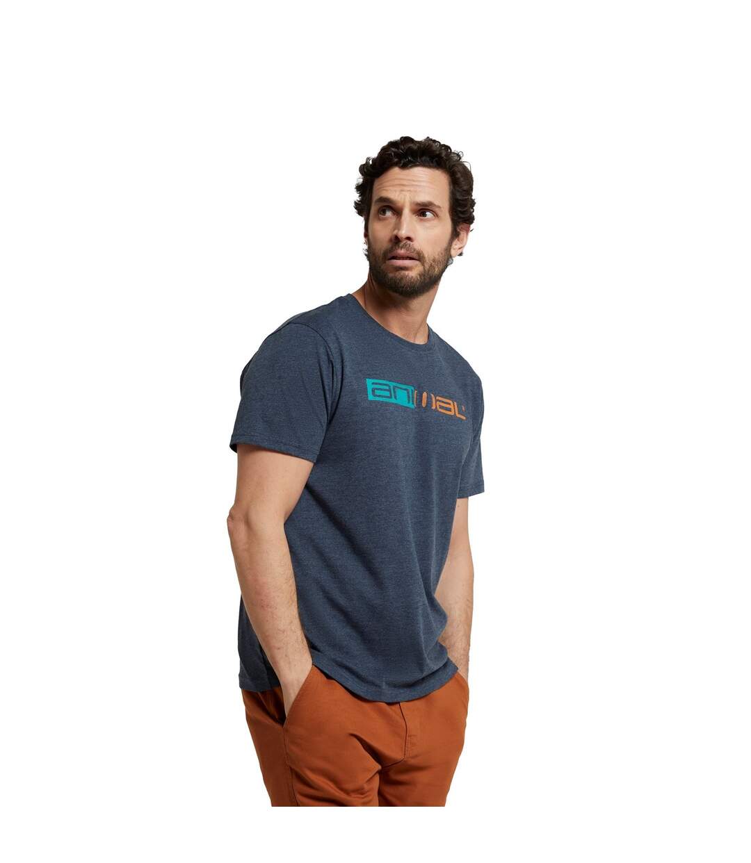 Animal - T-shirt JACOB - Homme (Bleu marine) - UTMW592-3