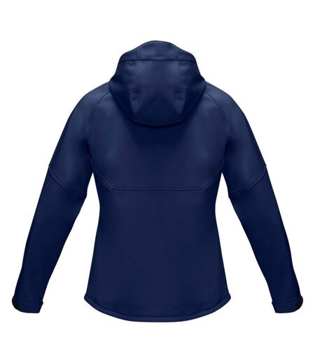 Womens/ladies coltan recycled soft shell jacket navy Elevate NXT