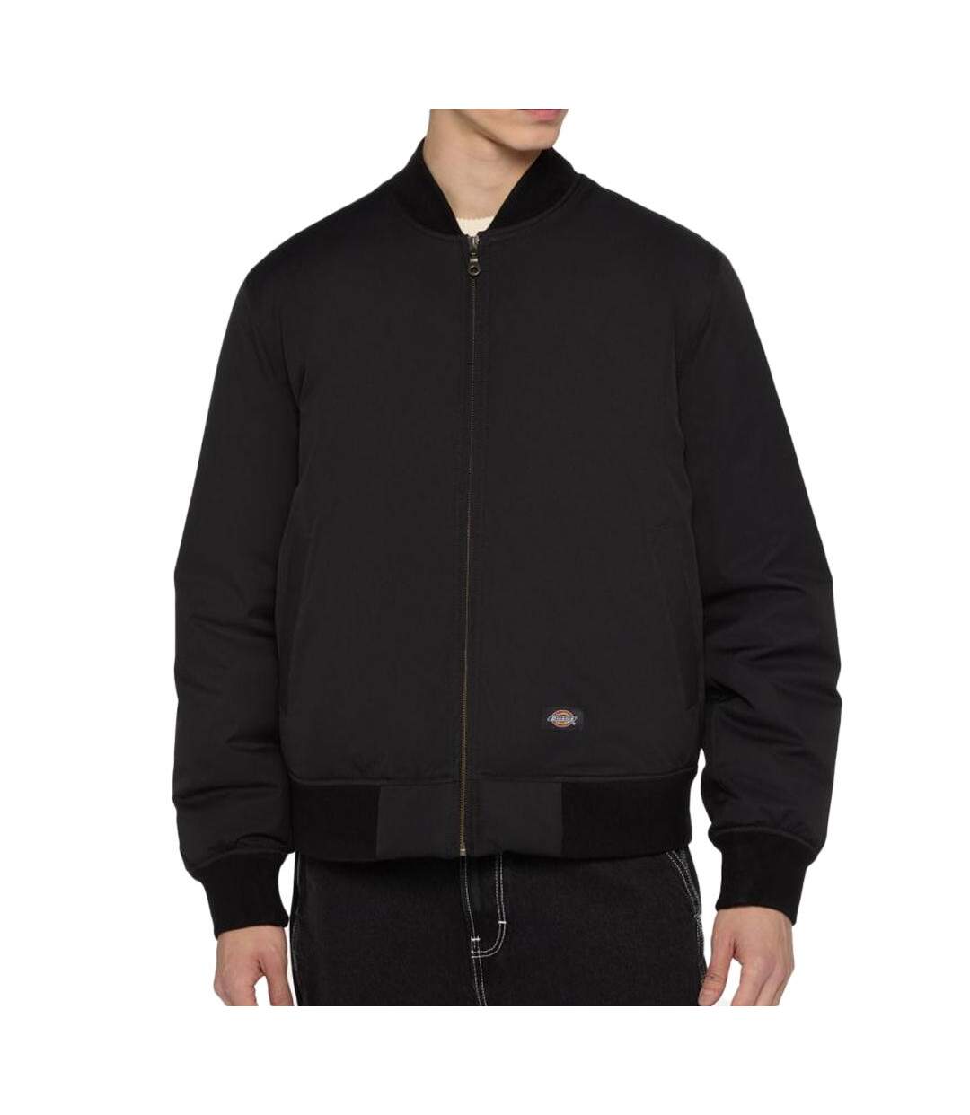 Bomber noir homme dickies plains - l-1