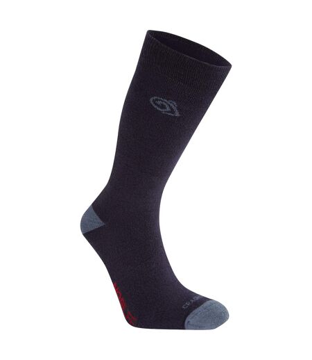 Chaussettes Insect Repellent Adulte Bleu Marine Bleu Gris Foncé Craghoppers