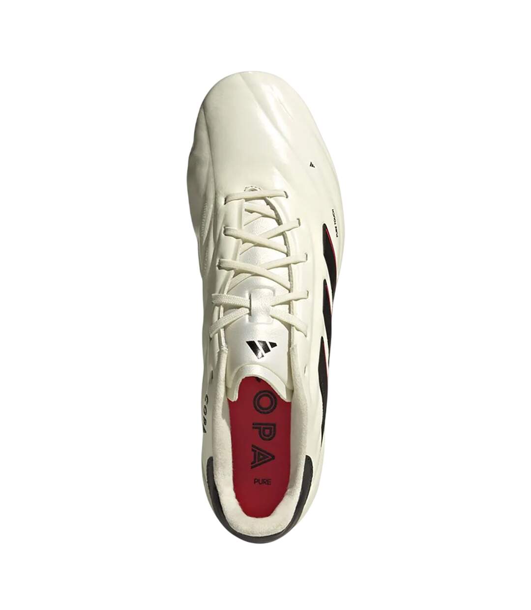 Unisex Adult Copa Pure 2 Elite Leather Artificial Ground Football Boots Ivory Adidas-3