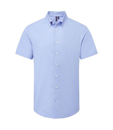 Chemise habillée manches courtes supreme homme bleu oxford Premier