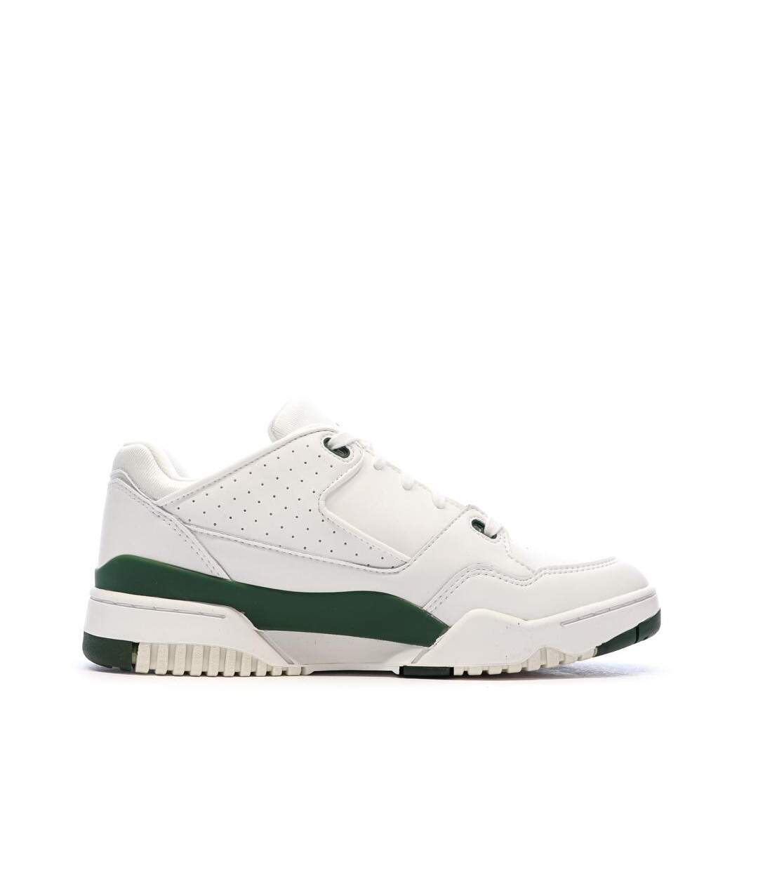 Baskets blanches/vertes homme le coq sportif t1000-2