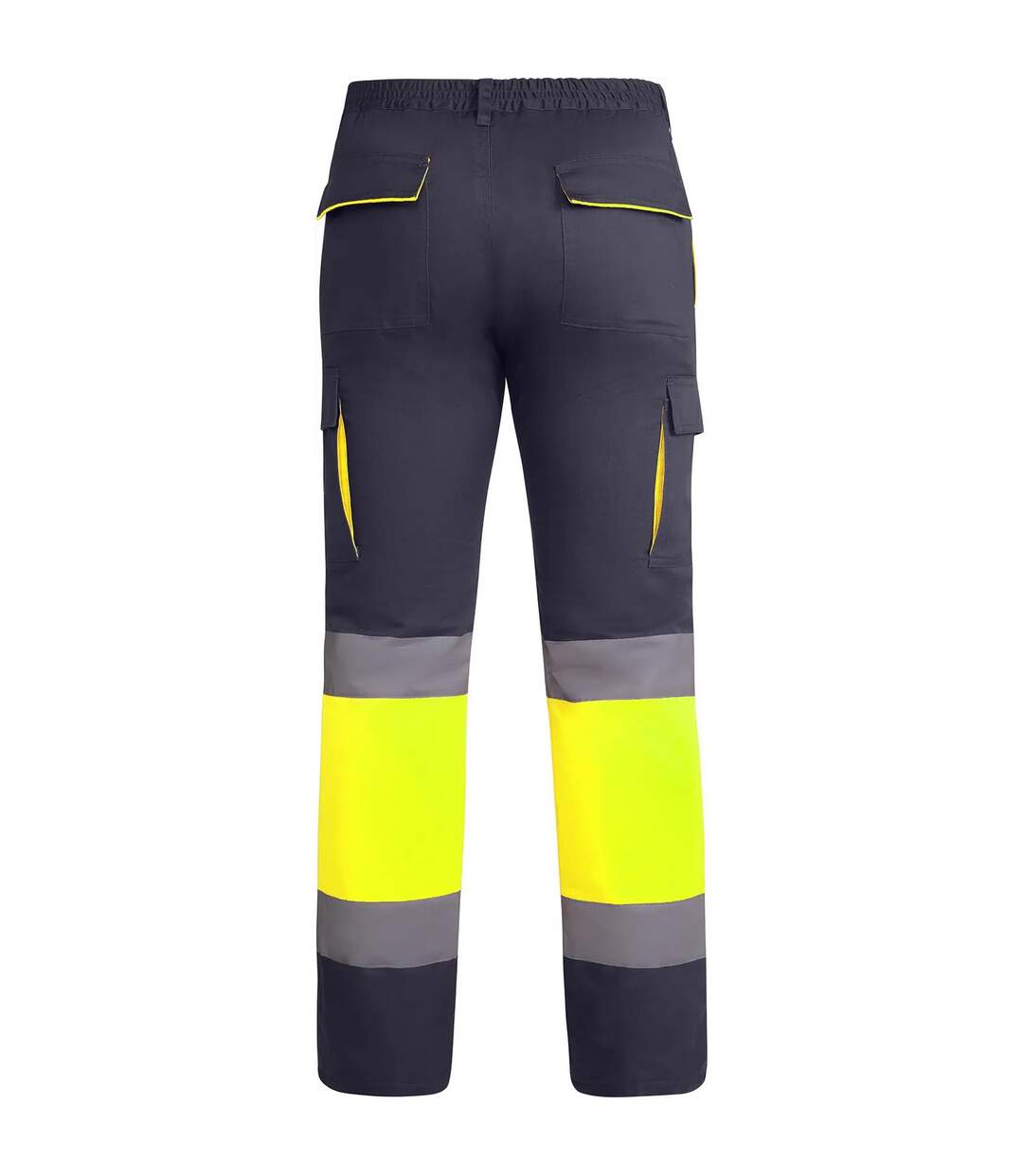 Pantalon Enix Homme Plomb Jaune Fluo Roly Workwear-2