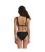 Womens/ladies Frill Bikini Top Black Be You-4