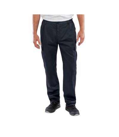 Mens plain work trousers navy Result Genuine Recycled