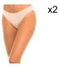 Pack-2 Invisible panties with soft and elastic fabric 1031638 woman