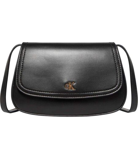 Sac À Selle Motif/style Logo Taille Unique Noir Calvin Klein