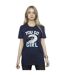 Disney Womens/Ladies Lilo And Stitch You Go Girl Cotton Boyfriend T-Shirt (Bleu marine) - UTBI29849-1