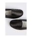 Good For The Sole Womens/Ladies Nessa Leather Loafers (Black) - UTDP1412