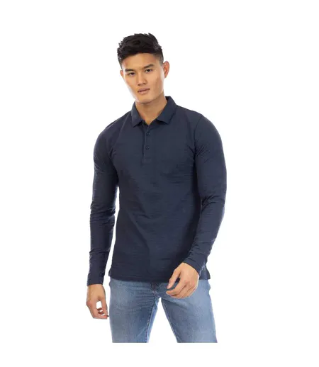 Polo Albery Homme Bleu Marine Foncé Peter Werth
