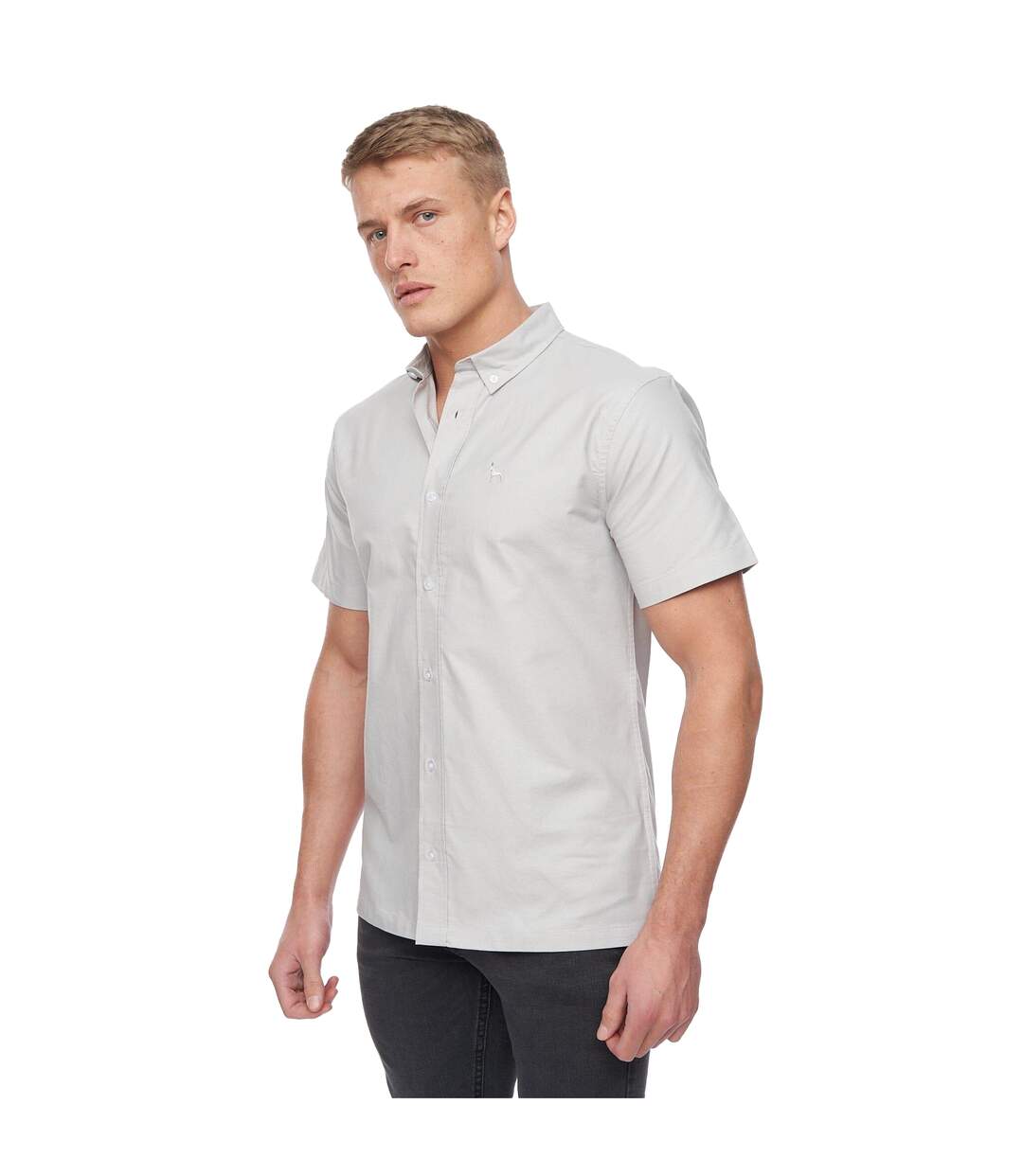 Chemise balton homme gris Bewley & Ritch-1