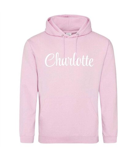 Mens Charlotte Pullover Hoodie Baby Pink AWD