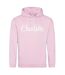 Mens Charlotte Pullover Hoodie Baby Pink AWD-1