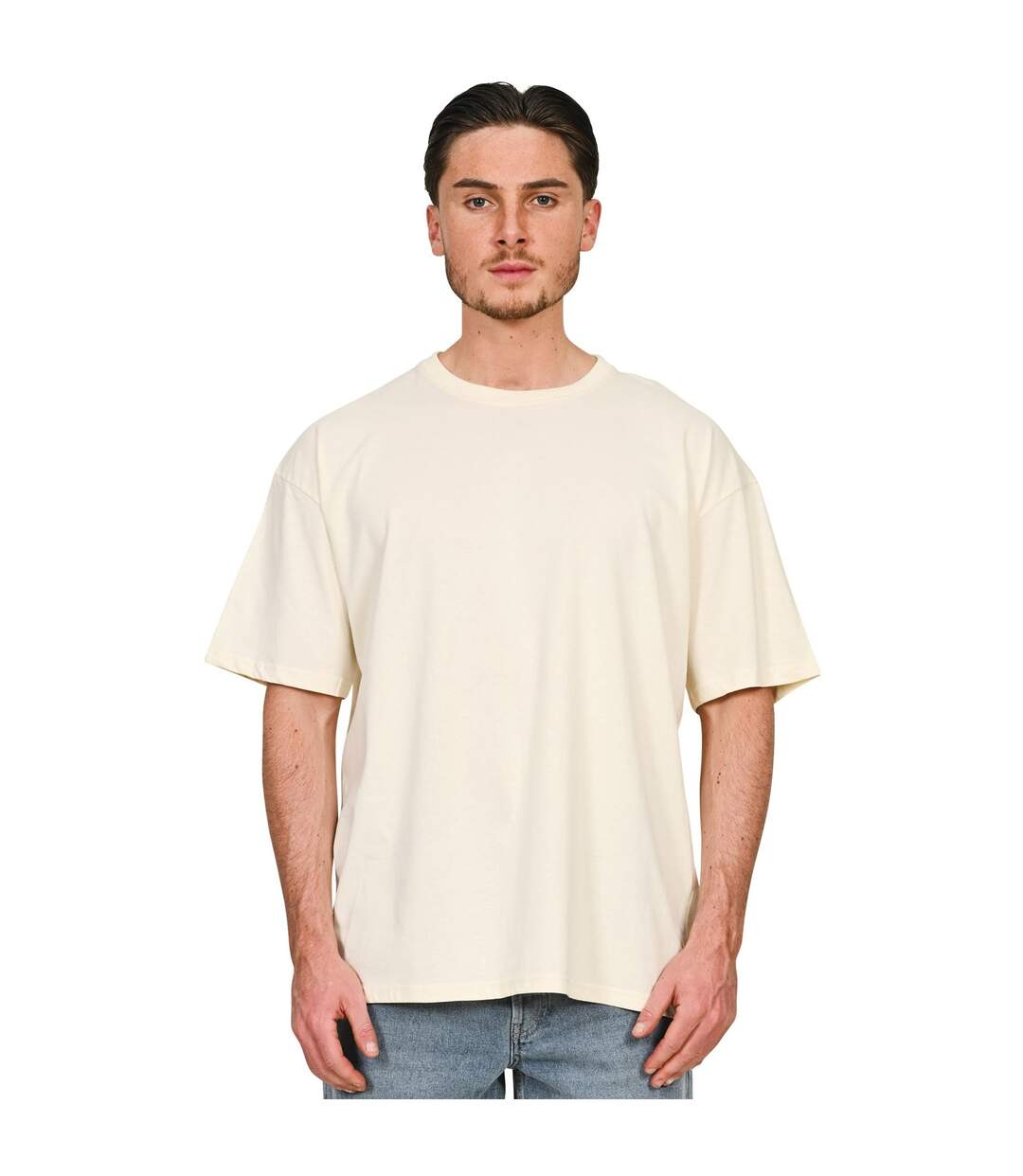 T-shirt Adulte Écru Casual Classics-4
