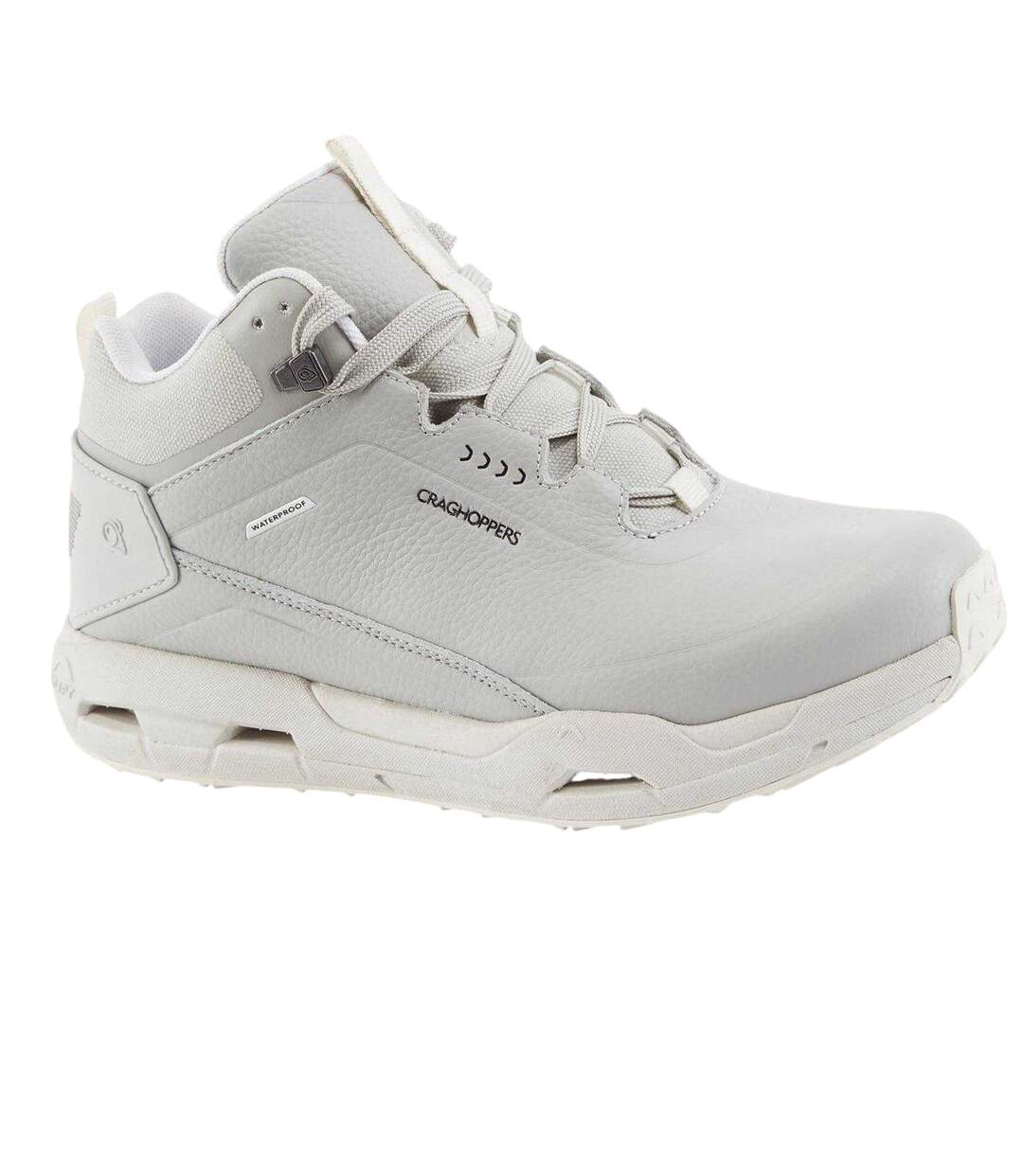 Chaussures Montantes De Randonnée À Lacets Adflex Eco Femme Gris Pâle Craghoppers-1