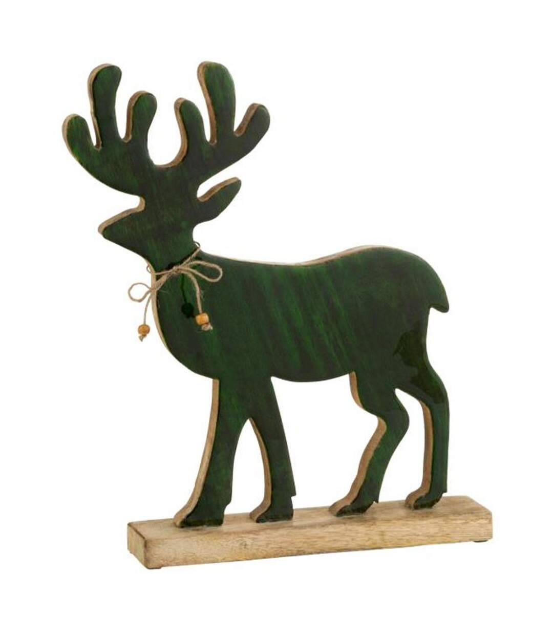 Statuette Déco Renne Gabriel 41cm Vert-1