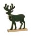 Statuette Déco Renne Gabriel 41cm Vert-1