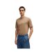 T-shirt Signature Homme Beige Boss-1