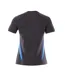 Womens/ladies Accelerate T-shirt Dark Navy Azure Blue Mascot-2