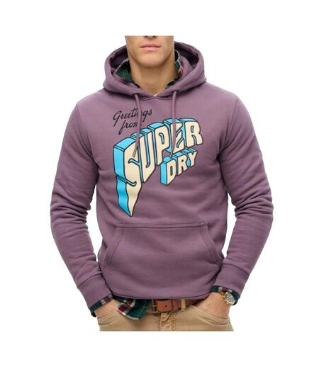 Sweat violet homme superdry north - xxl