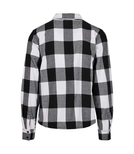 Chemise Motif/style À Carreaux Homme Noir Blanc Build Your Brand