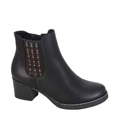 Bottines annella femme noir Cipriata