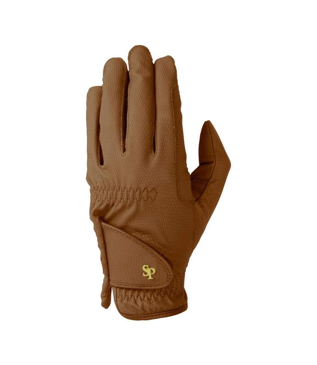 Unisex Adult Pro Performance Riding Gloves Tan Supreme Products-2