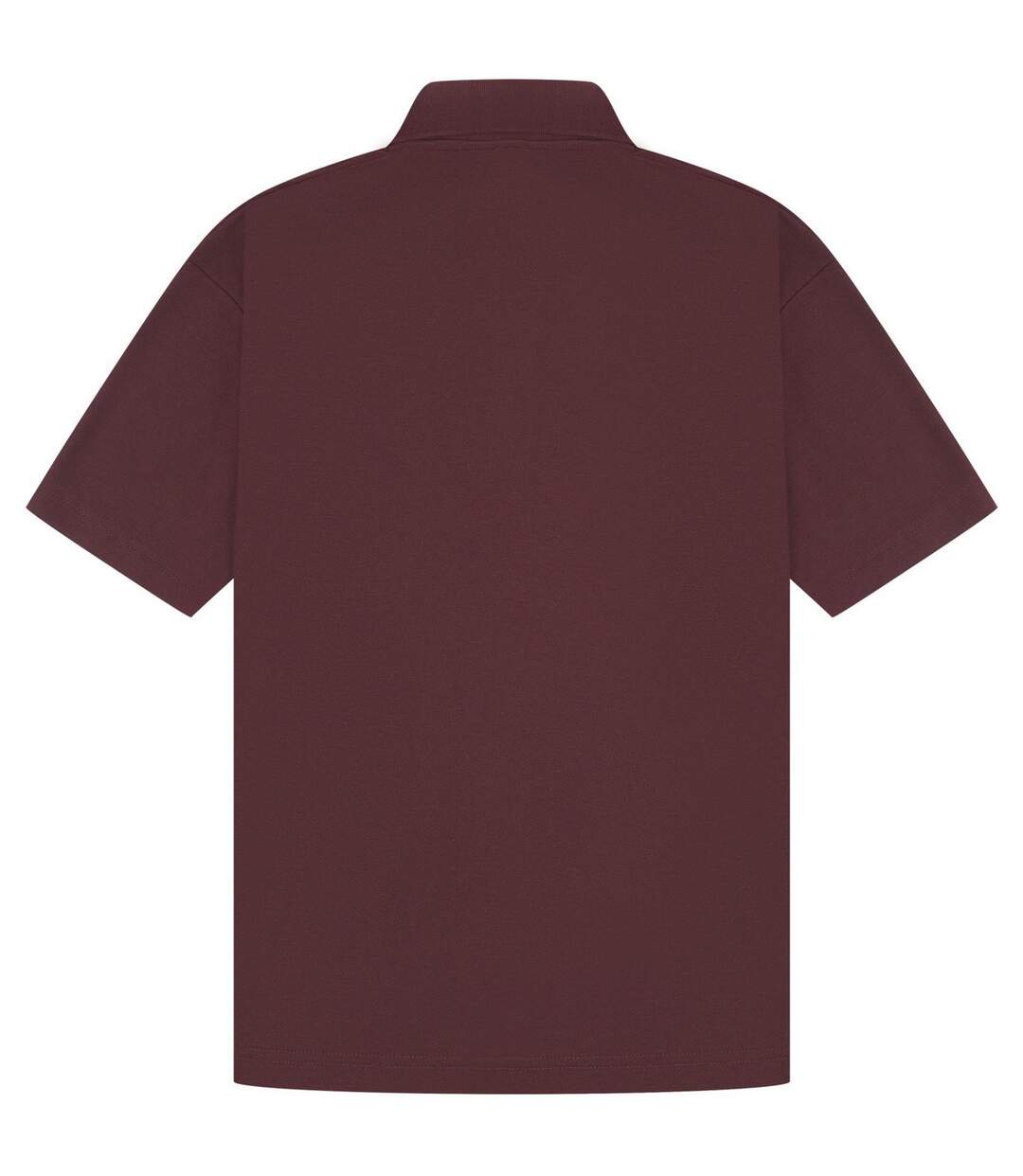 Classic Mens Pique Polo Maroon Casual-3