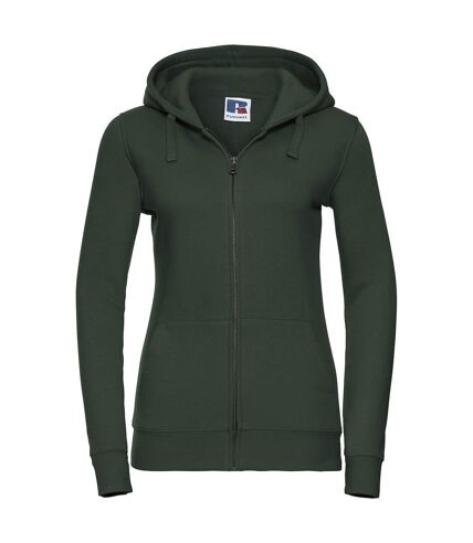 Veste à capuche authentic femme vert bouteille Russell Russell