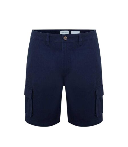 Mens Plain Cargo Shorts Navy SoulCal