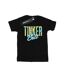 Disney T-shirt boyfriend en coton pour dames et messieurs avec mots de la fée Clochette (Noir) - UTBI46478-1