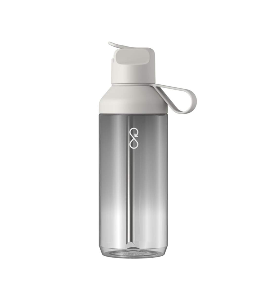 Gourde Avec Paille Motif/style Transparent Go Taille Unique Gris Clair Ocean Bottle-1